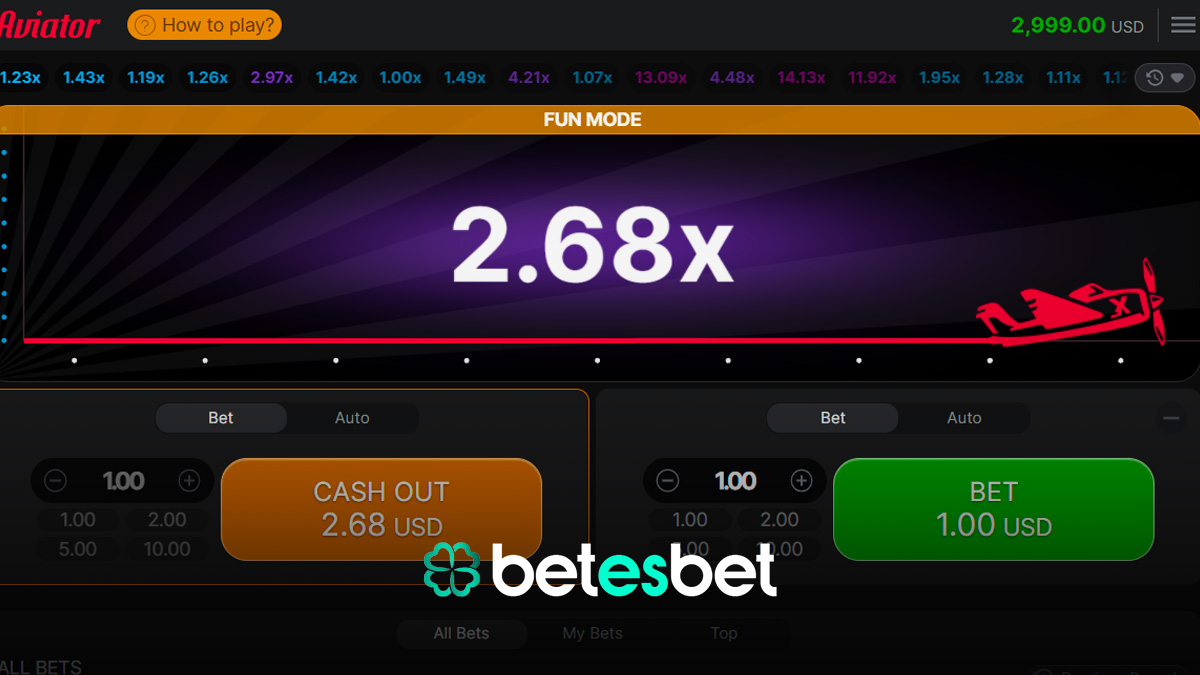Betesbet Aviator oyunu